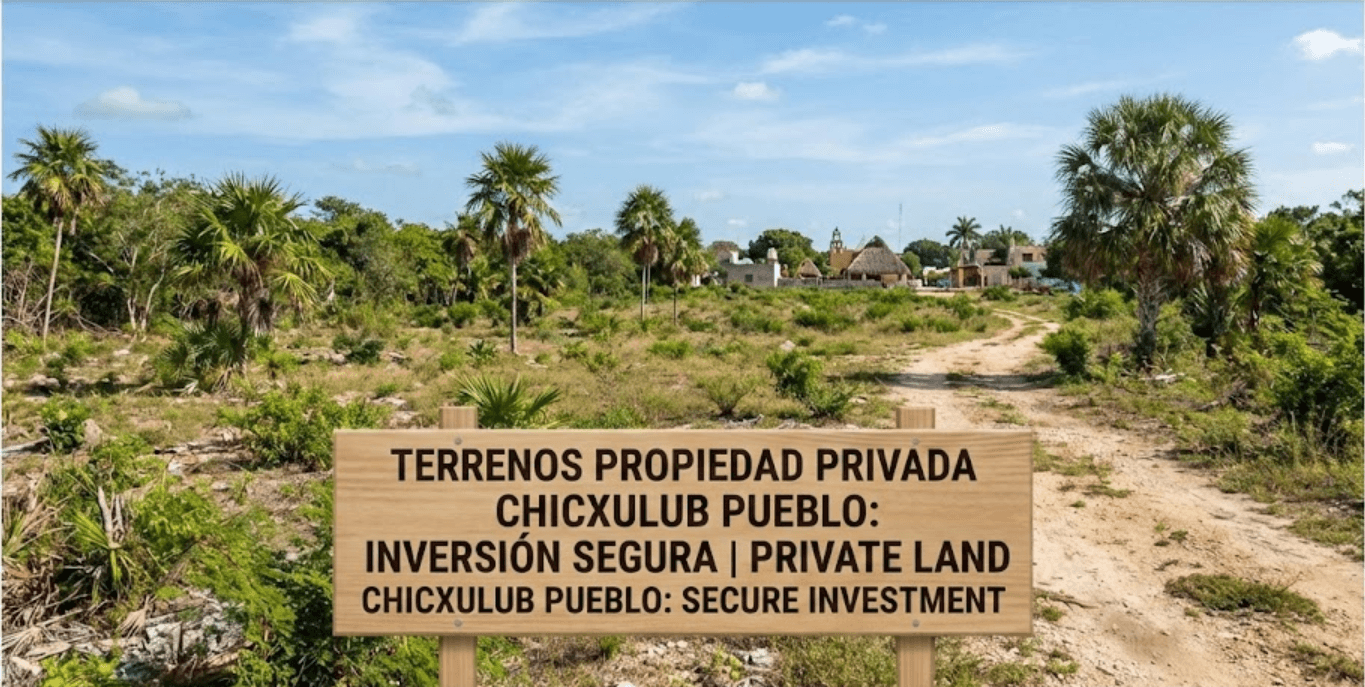 Terrenos Propiedad Privada Chicxulub Pueblo: Inversion Segura