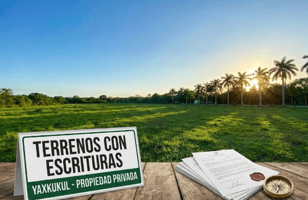 Terrenos en Yaxkukul con Escrituras: Inversión Segura y Rentable