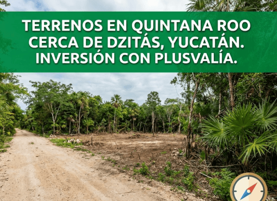 Terrenos en Quintana Roo cerca de Dzitás: Inversión Segura