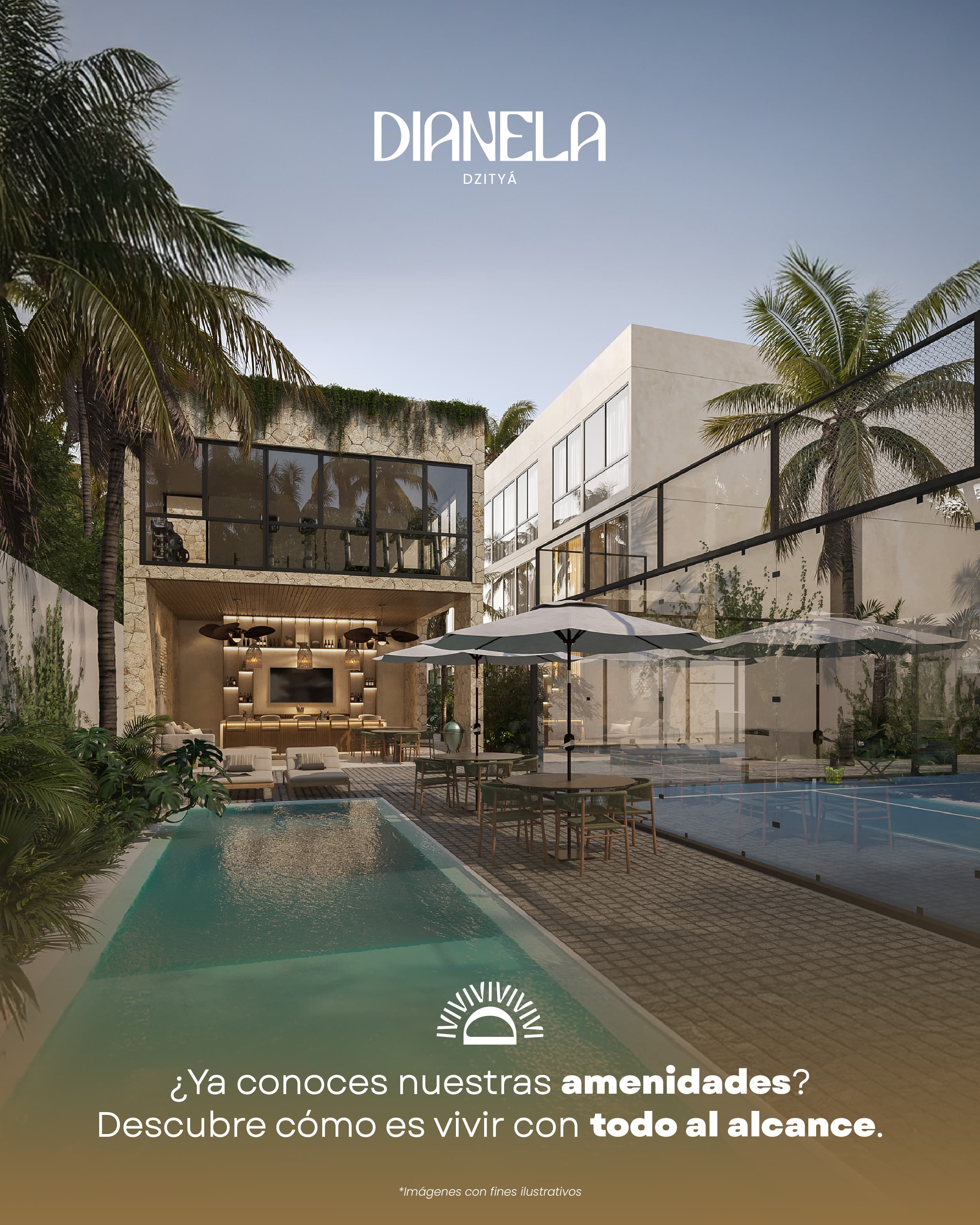 Dianela complejo residencial en Dzityá