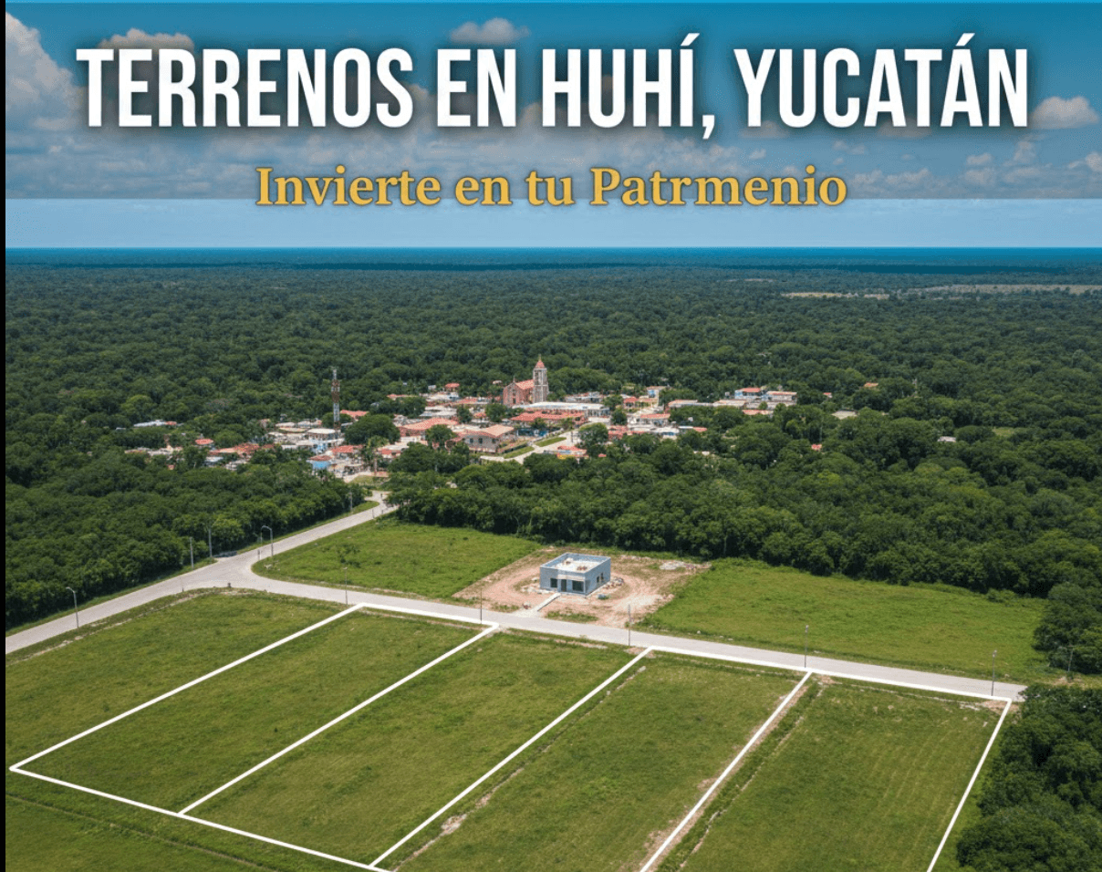 Terrenos en Huhí Yucatán: Invierte en tu Patrimonio hoy mismo