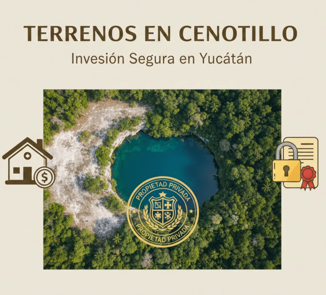 Terrenos en Cenotillo Propiedad Privada: Invierte Seguro