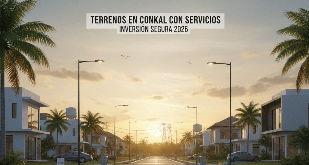 Terrenos en Conkal con Servicios: Tu Inversión Segura 2026