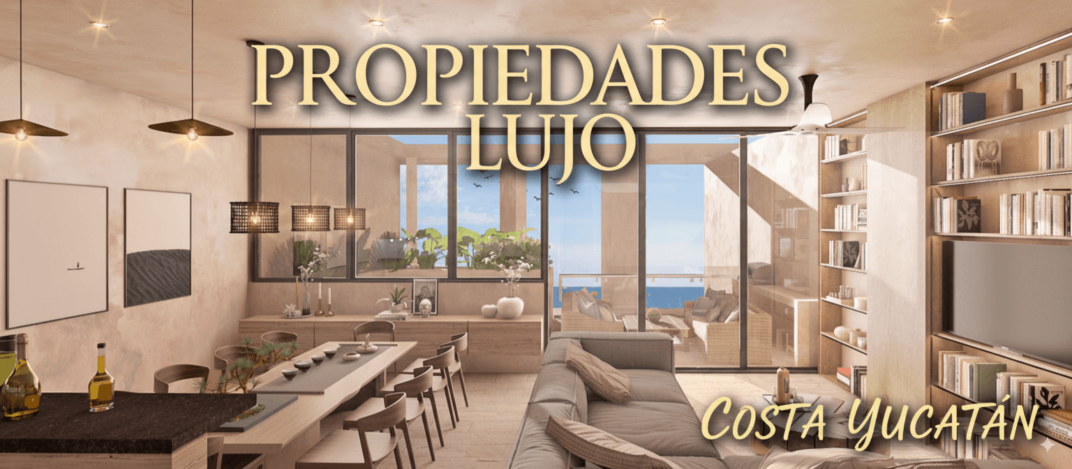 Exclusivos Departamentos de Lujo en la Costa Yucateca en Venta