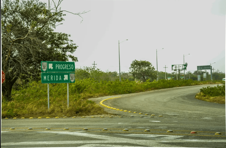 Carretera Merida - Progreso MEX-261 Historia y Datos Reales