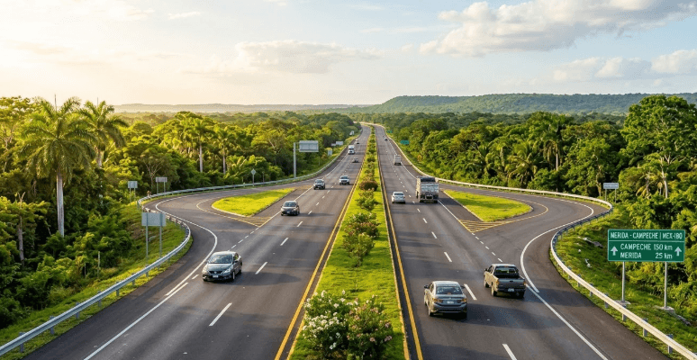 Guia de la Carretera Merida - Campeche MEX-180: Ruta y Seguridad