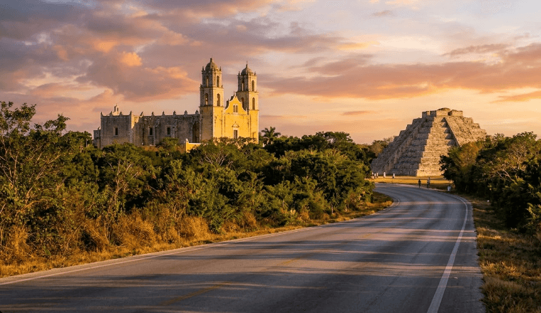 Guia de Carretera Merida - Acanceh - Mayapan: Ruta de Conventos