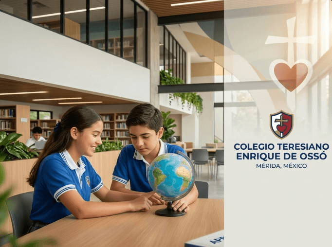 Estudia en el Colegio Teresiano Enrique de Ossó