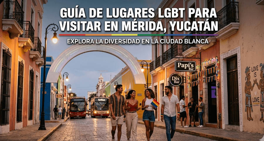 GUIA DE LUGARES LGBT PARA VISITAR EN MERIDA YUCATAN