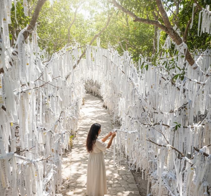 Listones de Fe: Historia del Santuario Desatanudos Cancún