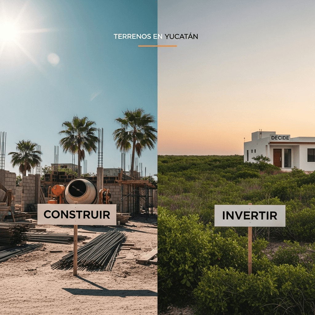 Terrenos en Yucatán: Decide. ¿Construir o Invertir?