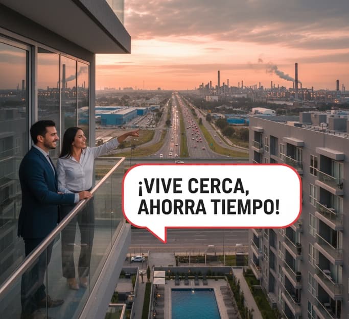 Encuentra departamentos cerca de parques industriales Monterrey